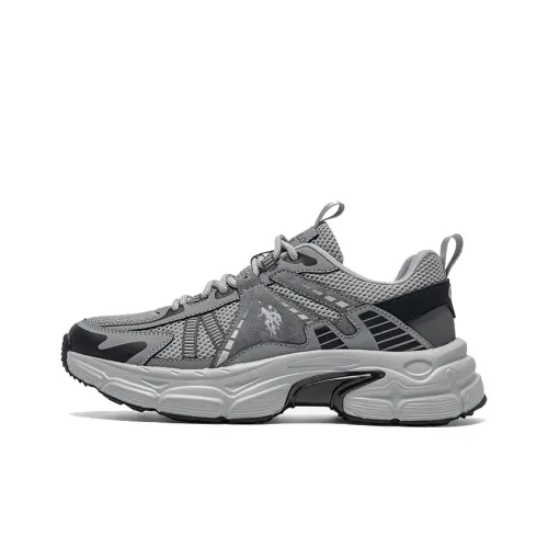 U.S. POLO ASSN. Износостойкий Дышащий Увеличивающий Высоту Низкий Топ Кроссовки с Толстой Подошвой Мужские