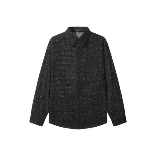 Cabbeen Charcoal Black 01 Мужские Рубашки