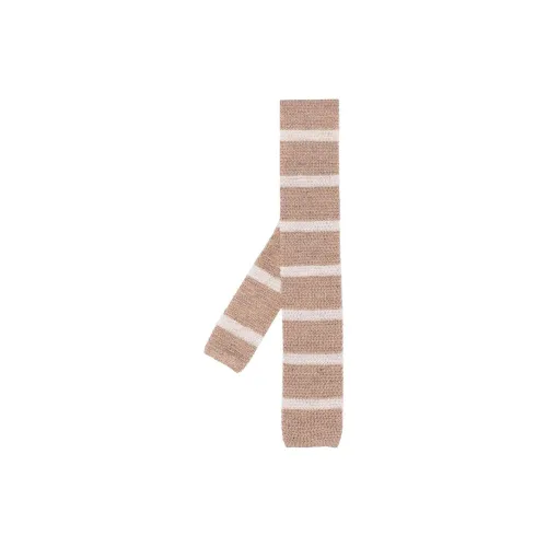 BRUNELLO CUCINELLI Хлопок Мужские Галстуки Бежевого цвета