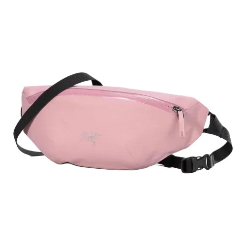 Arcteryx Granville Переработанный нейлон Одно плечо Через плечо Бананка Женская Оболочка Каштановый Розовый