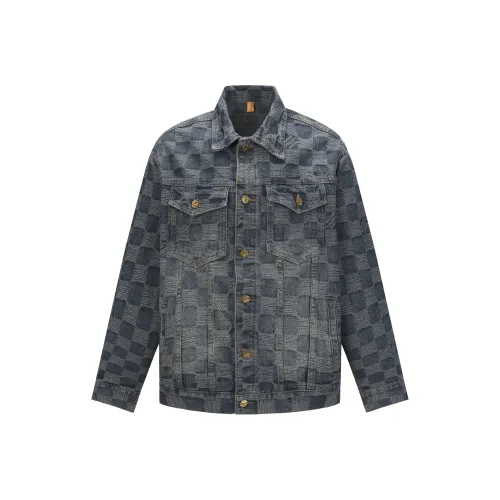 GBXM Винтажный синий унисекс джинсовые куртки