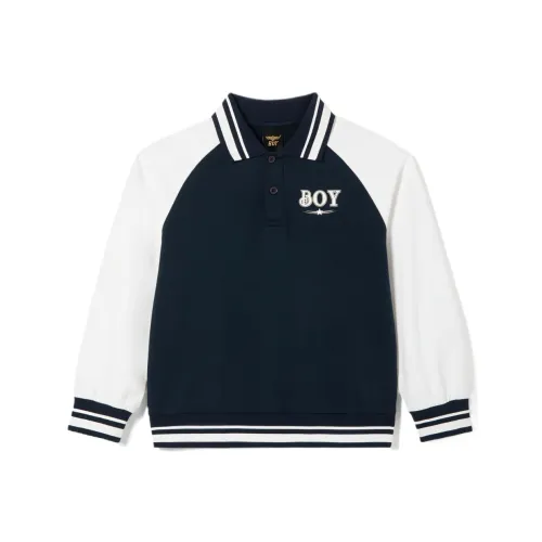 BOY JUNIOR Темно-синий/Белый KIDS Поло