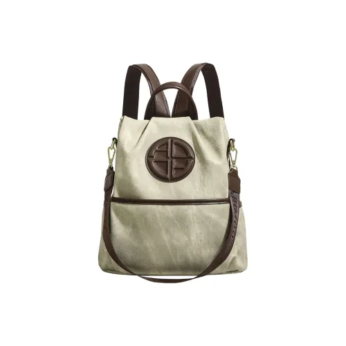 SMILE FOCUS Микрофибра Синтетическая Кожа Рюкзак Женский Зеленый