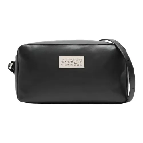 MM6 MAISON MARGIELA Телячья кожа Сумка через плечо Мужская Черная