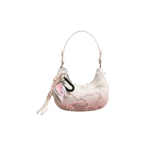 NOMK Холст Сумка через плечо Стандартная Женская Экрю