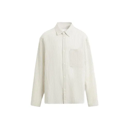 ZARA Бежевые Мужские Рубашки