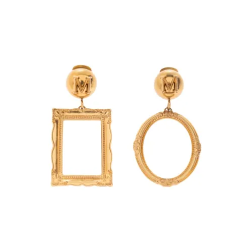 MOSCHINO Серьги из цинкового сплава женские желтые
