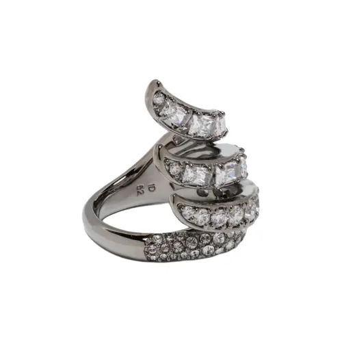 Кольца Crystal Swarovski Женские Серебряные