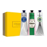 Трехкомпонентный комплект: Крем для рук с орехом ши, 150 мл + Зеленый лист, крем для рук, 150 мл + Лайм, крем для рук, 150 мл