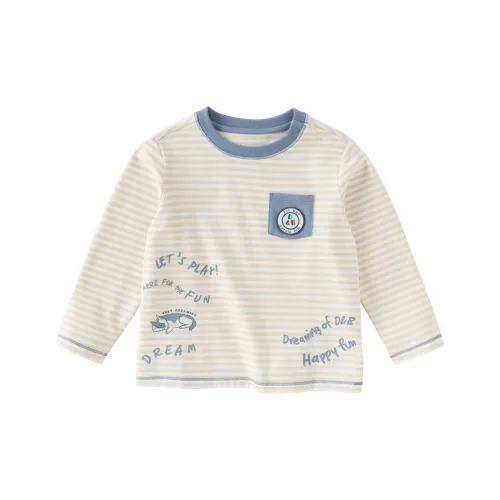 DAVE&BELLA Абрикосовые полосы Детские рубашки T