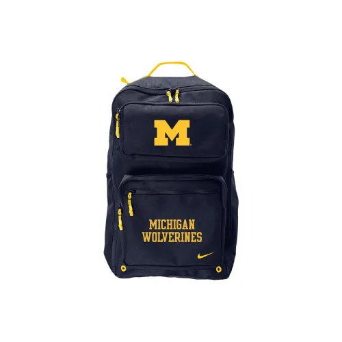 nike Полиэстер Рюкзак Мужской Темно-синий Синий