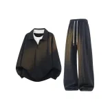 Черный свитшот+черные брюки