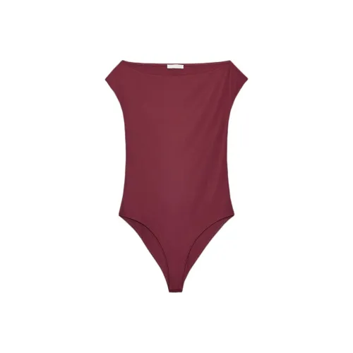 ZARA Бордовый Красный Женское Боди