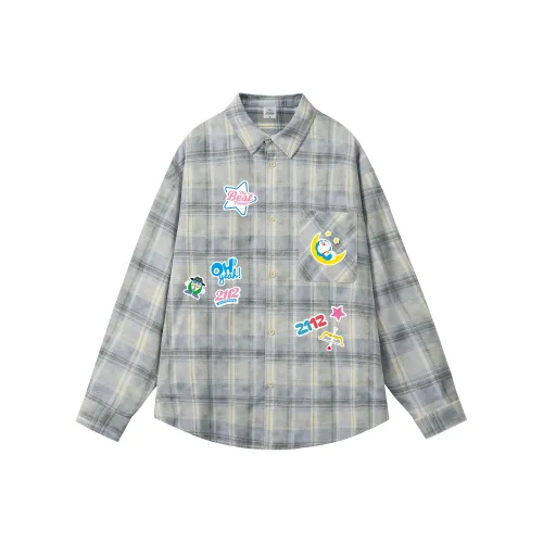 DoraemonA Длинный рукав рубашка унисекс