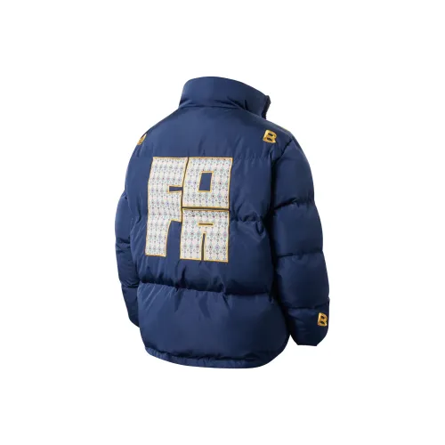 FOASIS Хлопковый пуховик унисекс темно-синий