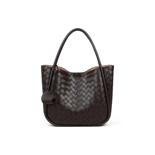 OUBOTE Корова Кожа с Синтетической Кожей Ведрообразная Сумка Женская Винный Кофейный