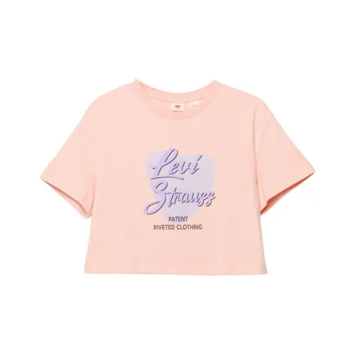 Levis Розовые Женские T-рубашки