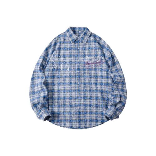 FOASIS Синий Унисекс Рубашки