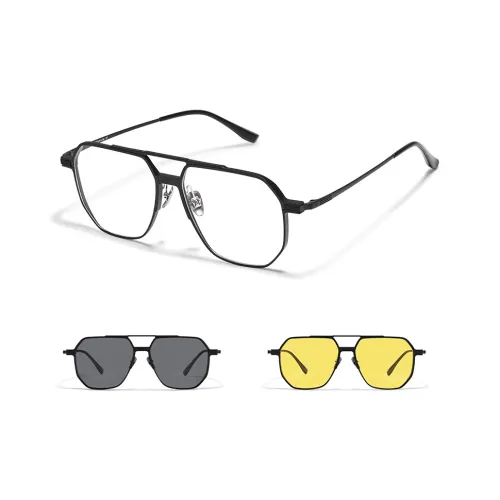 Sagawa Титан Алюминий Магний Сплав Квадратные Оправы для Очков Унисекс