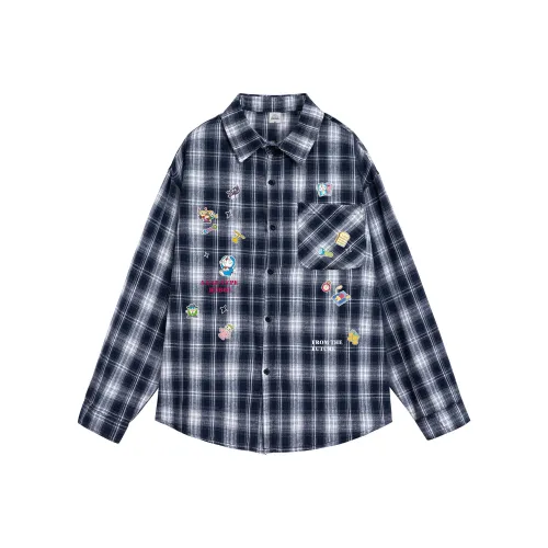 DoraemonA Длинный рукав рубашка унисекс