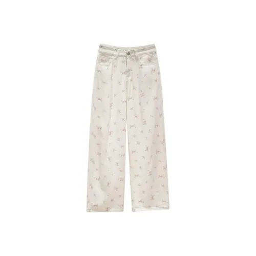 Beerus Белый Унисекс Джинсы