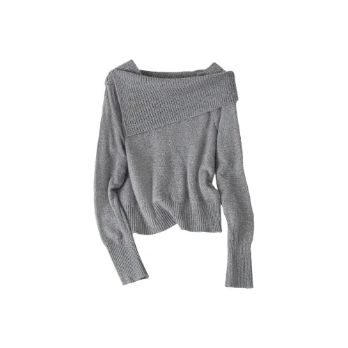 SIBAISHE Темно-серый Женский Трикотаж