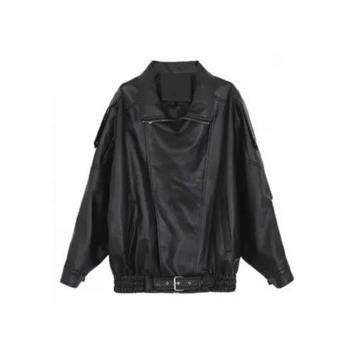Icicofficial Кожа Куртка Женская