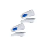 [2 упаковки 3,5 см] Незаметный Увеличение Высоты | Амортизация с Подушечками | Поддержка Свода