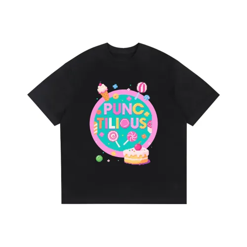 PUNCTILIOUS Короткий рукав T-рубашки унисекс