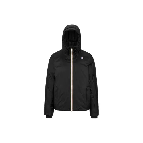 K WAY Черный Мужской Пуховик