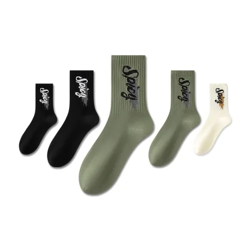 LUOLIAN Носки Crew Мужские упаковка из 5 пар