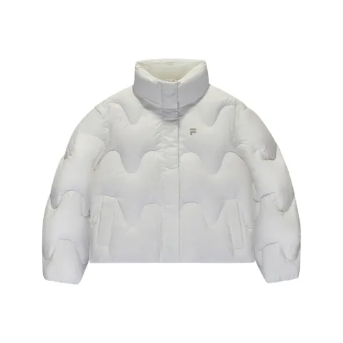 FILA FUSION Пуховик Женский Молочно-Белый