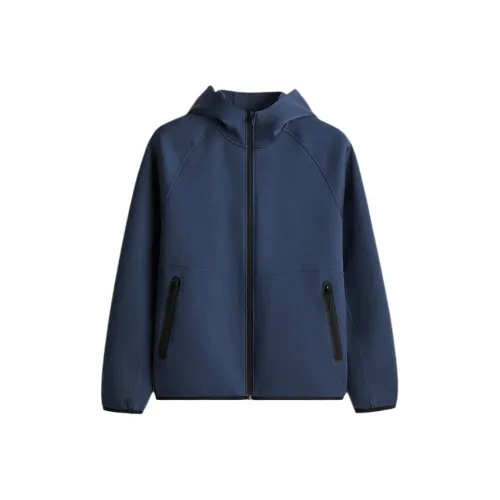 H&M Морской Синий Мужские Куртки