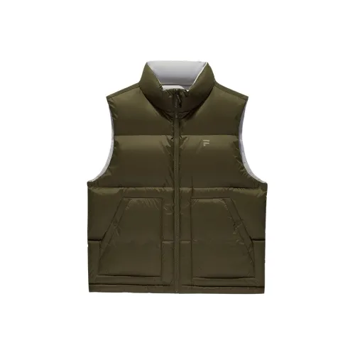 FILA FUSION Темный кофейный BN Мужской пуховый жилет