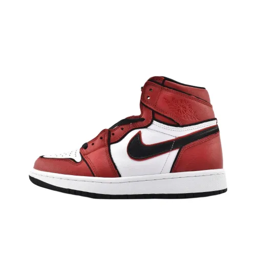 Jordan Air Jordan 1 High Топ Винтажные Баскетбольные Кроссовки Мужские Красные