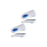 [2 упаковки, 2,5 см] Незаметный Увеличение Высоты | Амортизация с Подушечками | Поддержка Свода