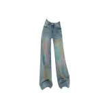 ML-8107 Rainbow Denim Blue Extended Length