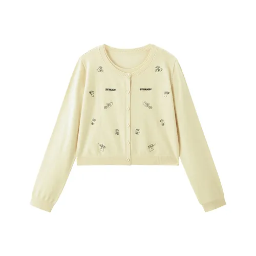 LEDIN Custard Yellow Women's Knitwear