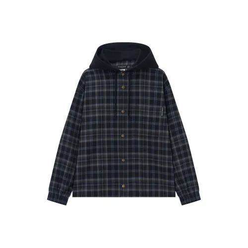 Teenie Weenie Men Цветовая блокировка Унисекс Рубашки