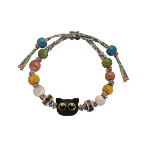 Yu Oval Bangle Хлопок Браслет Шнурки Унисекс