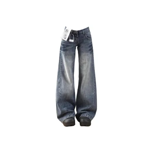 BEAR UNION Blue Women's Jeans BEAR UNION Синий Женские Джинсы