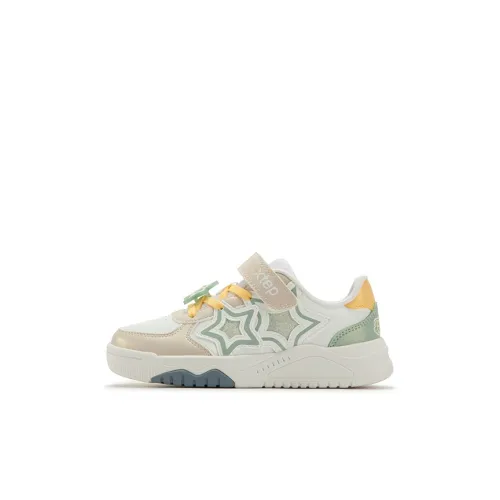 XTEP Star Fun Детская повседневная обувь Низкий топ Белый Зеленый Дошкольная