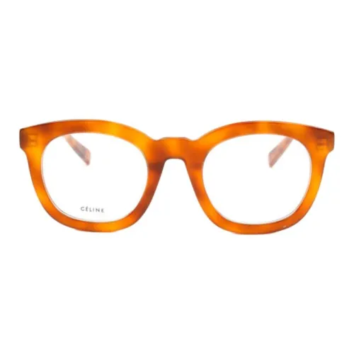 CELINE Металл Ацетат Оправа для очков "Кошачий глаз" Женская Черепаховый