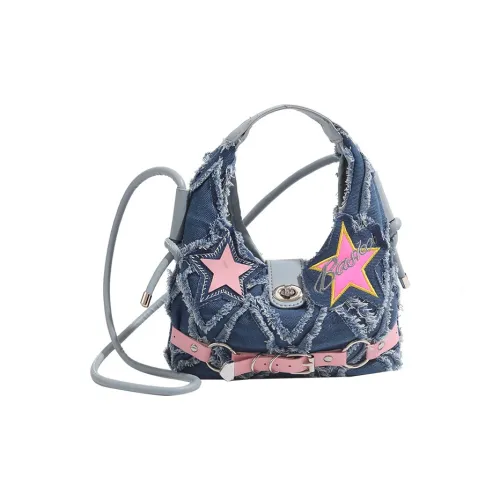 NOMK Denim Сумка через плечо Сумка Обычная Женская Синяя