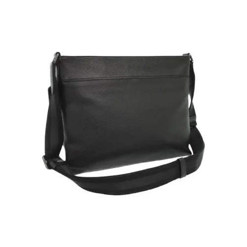 COACH Sam Crossbody Stone Кожа Доска Доска Сумка через плечо Мужская Черная