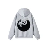 Светло-серый, черный, 8, череп, шар