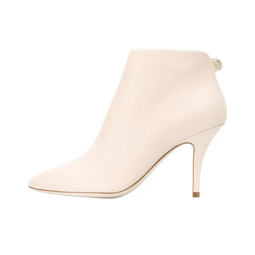 Ferragamo Joan Ботильоны 9,5 см Женские Айвори Белый