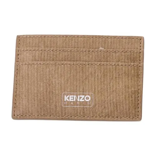 KENZO Козья кожа Держатель для карт Мужской Бежевый