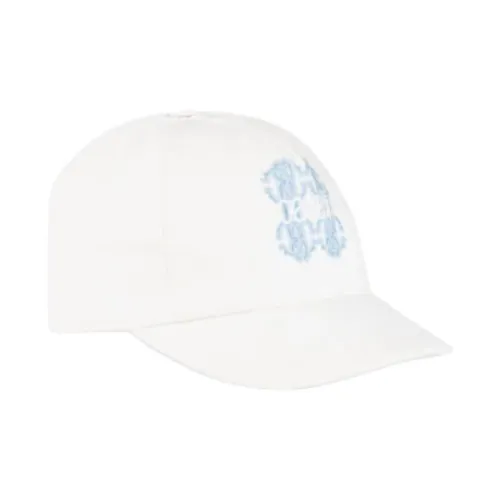 Roberto Cavalli Хлопковые кепки Мужские Белые
