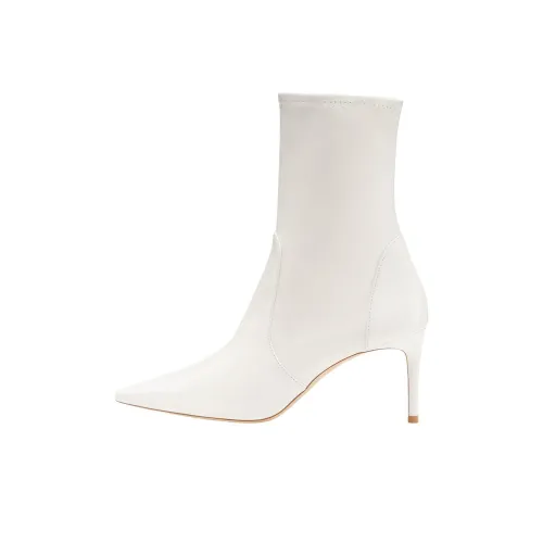 Stuart Weitzman SW Пава Ботильоны 7,5 см Женские Белые